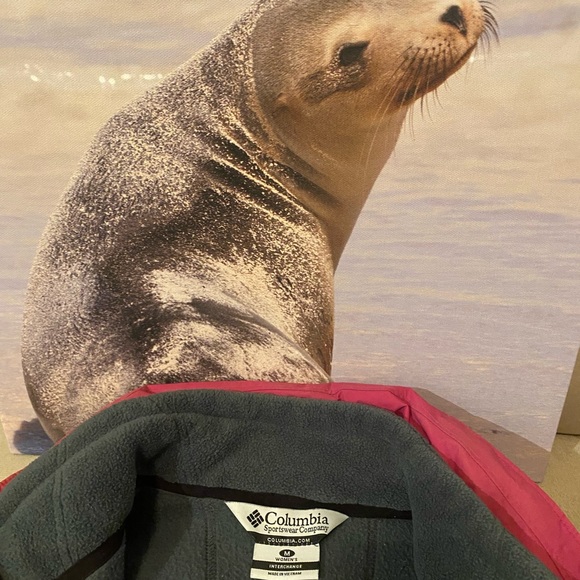 Columbia 2 in 1 Omni Shield Hooded Jacket with removable fleece jacket - Picture 5 of 7